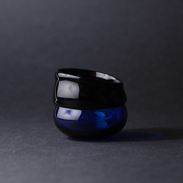 ガラス　DOMAKI ""Blue"" 酒器揃　作家「飯田将平」