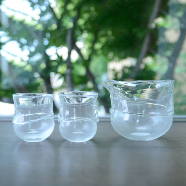 ガラス　DOMAKI “Clear” 酒器揃no.10　作家「飯田将平」