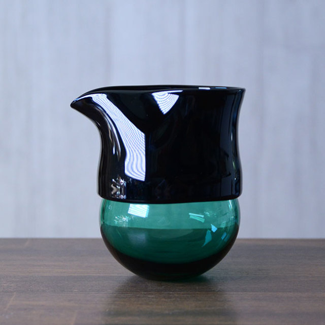 ガラス　DOMAKI ""Green"" 酒器揃no.1　作家「飯田将平」