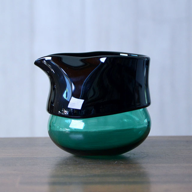 ガラス　DOMAKI ""Green"" 酒器揃no.4　作家「飯田将平」