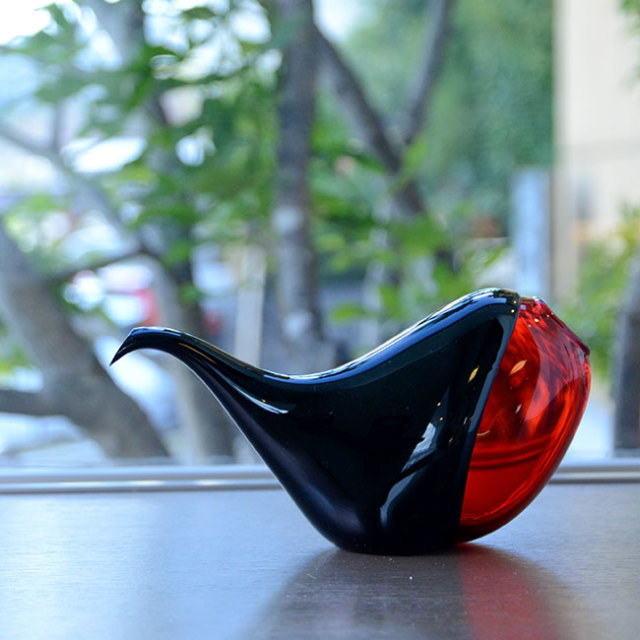 ガラス　DOMAKI “Red” 注器　作家「飯田将平」
