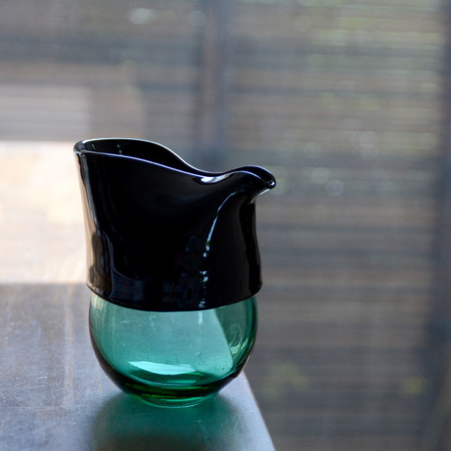 ガラス　DOMAKI “Green” 注器（SI-050）　作家「飯田将平」