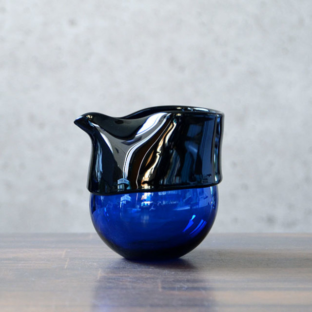 ガラス　DOMAKI “Blue” 注器（SI-051）　作家「飯田将平」