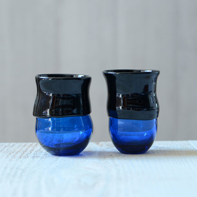 ガラス　DOMAKI “Blue” 酒器揃（SI-061）　作家「飯田将平」