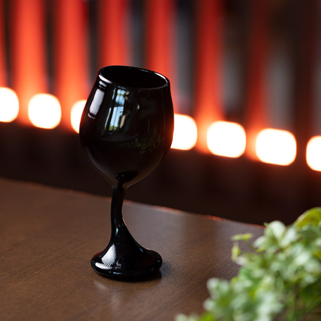 カラフルモザイクガラスワイングラス カラフルモザイクガラスワイン