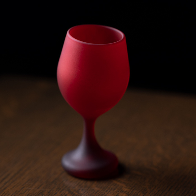 ガラス　ワイングラス　作家　飯田将平