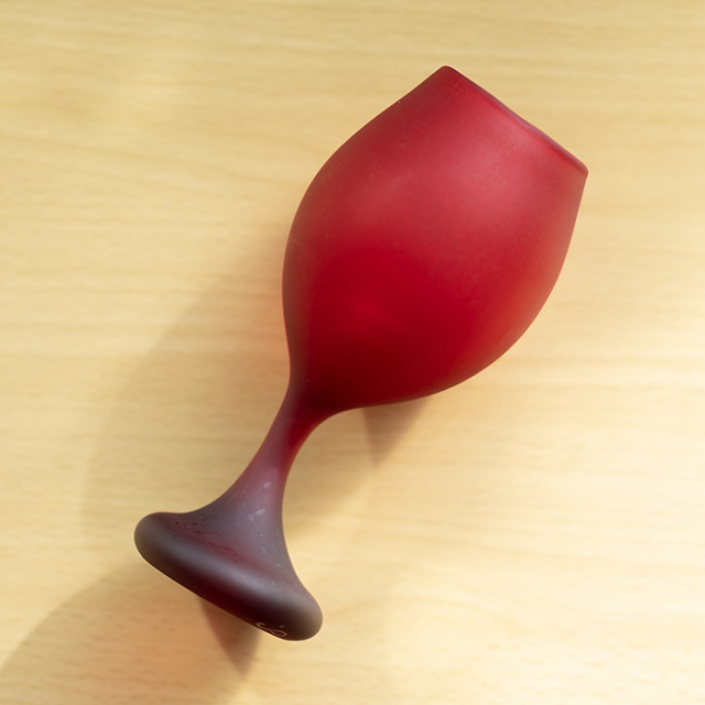 ガラス　ワイングラス　作家　飯田将平