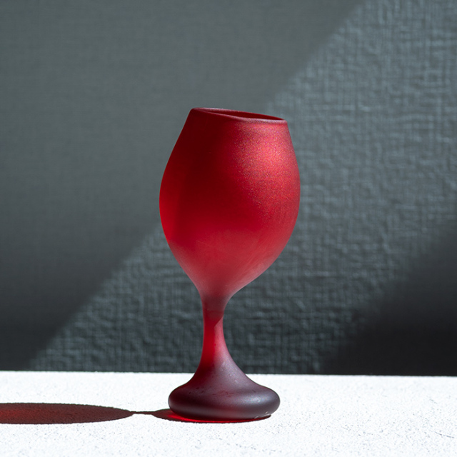 ガラス　ワイングラス　作家　飯田将平