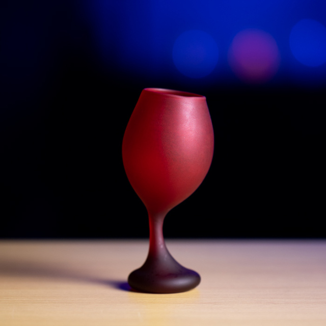 ガラス　ワイングラス　作家　飯田将平