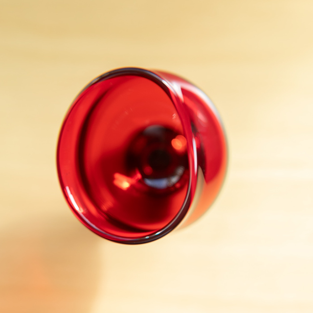 ガラス　ワイングラス　作家　飯田将平