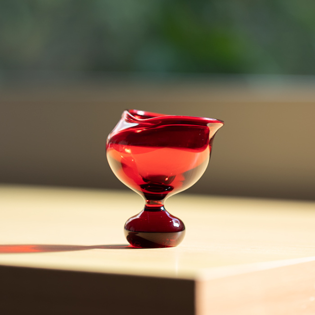 ガラス　ワイングラス　作家　飯田将平