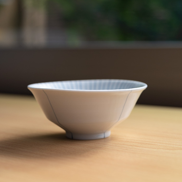 作家　陶芸作家　織部　小鉢　変形小鉢　5個 織部線紋六角小鉢｜陶器｜喜多窯 霞仙 加藤裕重｜瀬戸焼｜和食器通販