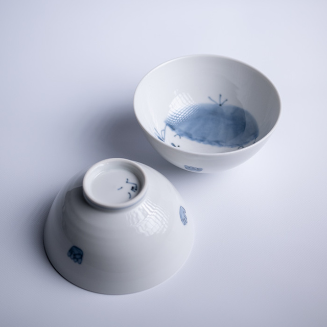 和食器 ごはん茶碗 | 染付こども碗（SK-021） 作家「小長谷節子」