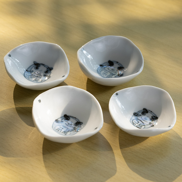 和食器 箸置き | 染付だるま（SK-022） 作家「小長谷節子」