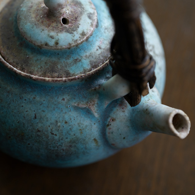 共箱付】青土瓶 (SOY-700) 作家「山田想」