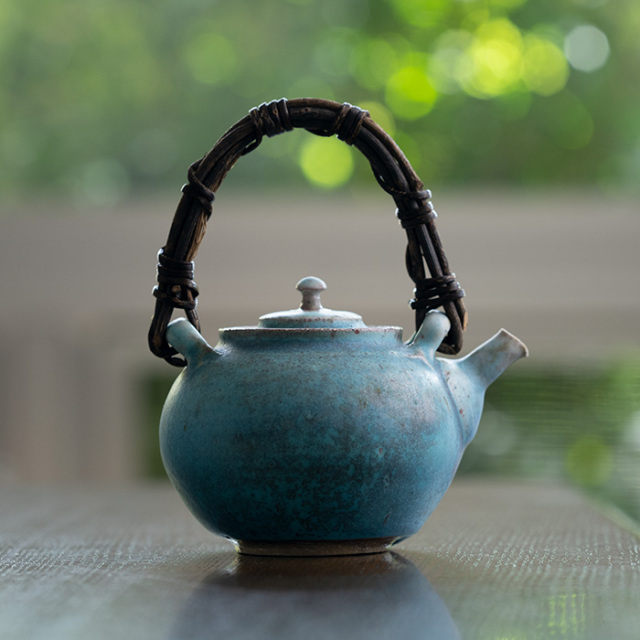 共箱付】青土瓶 (SOY-700) 作家「山田想」