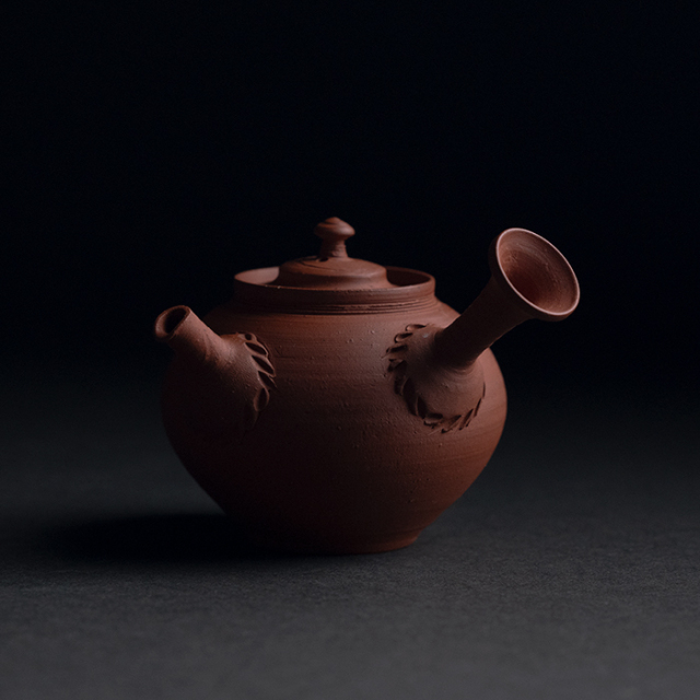 朱泥 急須 ⑥ 共箱付】朱泥急須 (SOY-738) 作家「山田想」