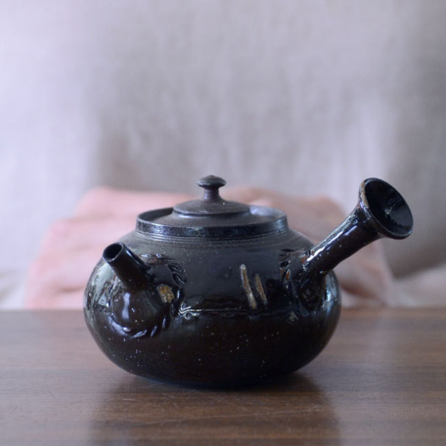 常滑急須（共箱付A）　作家「山田想」 