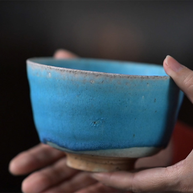 抹茶茶碗 作家　山田想