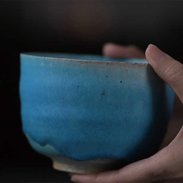 抹茶茶碗 作家　山田想