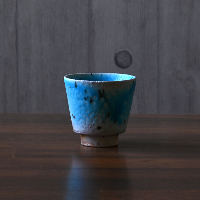 青抹茶茶碗 作家山田想