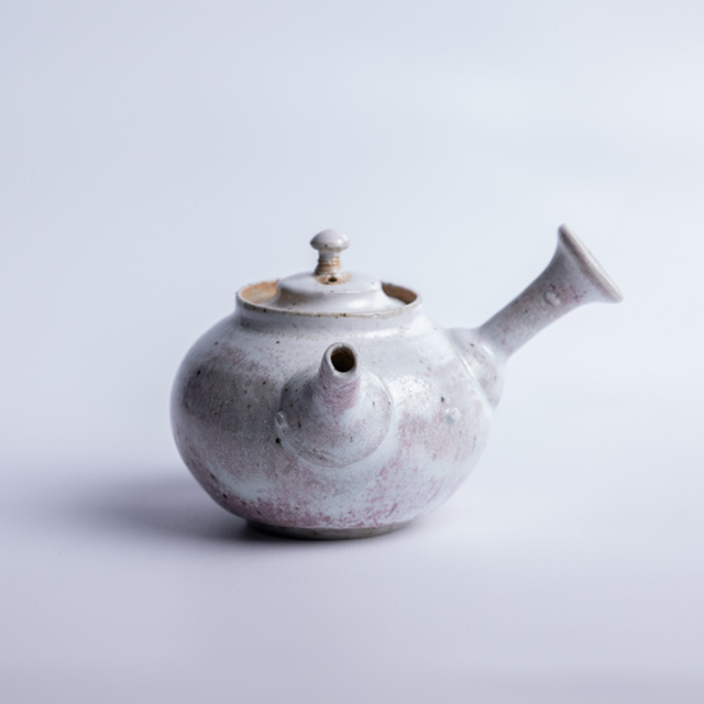 共箱付】白急須 (SOY-437) 作家「山田想」