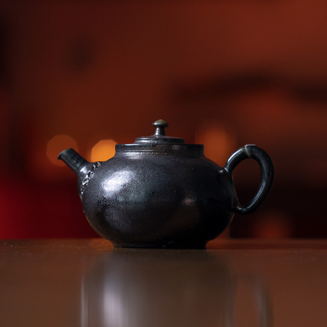 共箱付】常滑後手急須 (SOY-526) 作家「山田想」