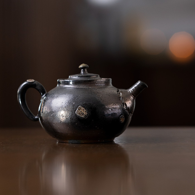 共箱付】常滑後手急須 (SOY-526) 作家「山田想」