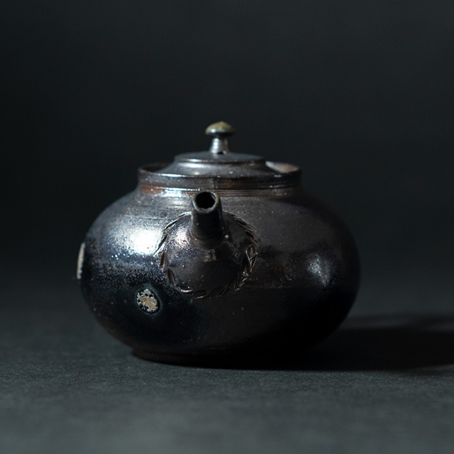 共箱付】常滑後手急須 (SOY-526) 作家「山田想」