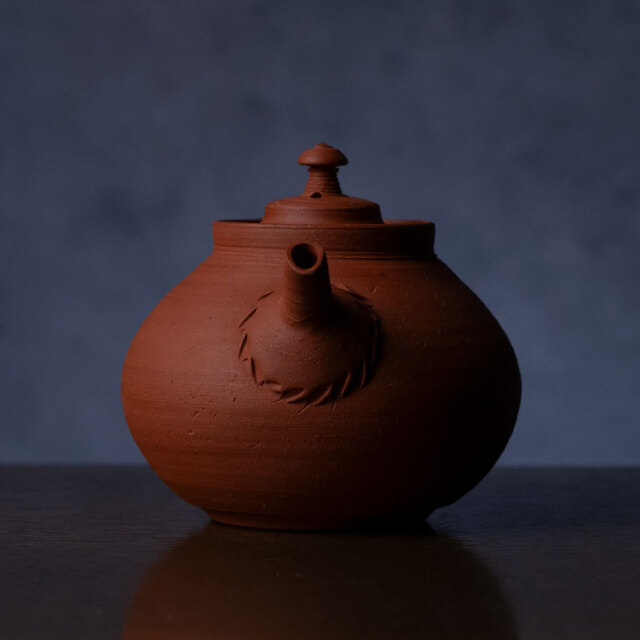 常滑焼　山田想作　急須　工芸品　茶器　茶道具 常滑焼 山田想作 急須 工芸品 茶器 茶道具 山田想 青急須 常滑焼