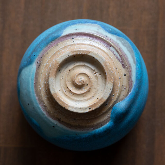 抹茶茶碗 |【共箱付】青茶碗 (SOY-578) 作家「山田想」