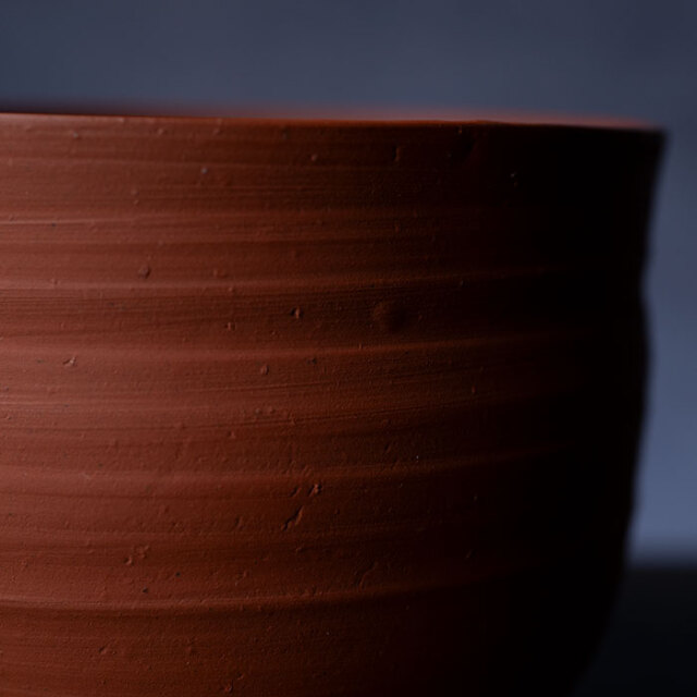 抹茶茶碗 |【共箱付】朱泥茶碗 (SOY-583) 作家「山田想」