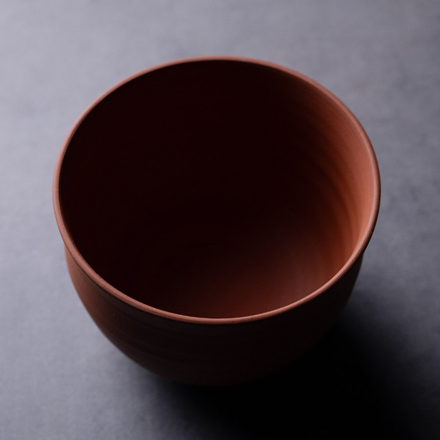 抹茶茶碗 |【共箱付】朱泥茶碗 (SOY-604) 作家「山田想」