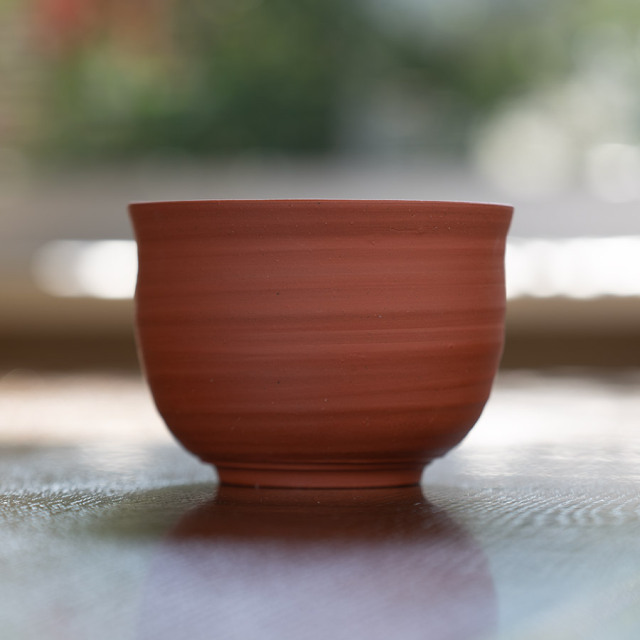 抹茶茶碗 |【共箱付】朱泥茶碗 (SOY-604) 作家「山田想」