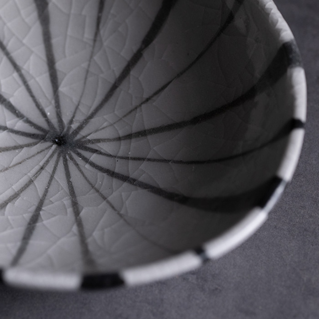 和食器 長石釉十草沓型中鉢 佐々木好正