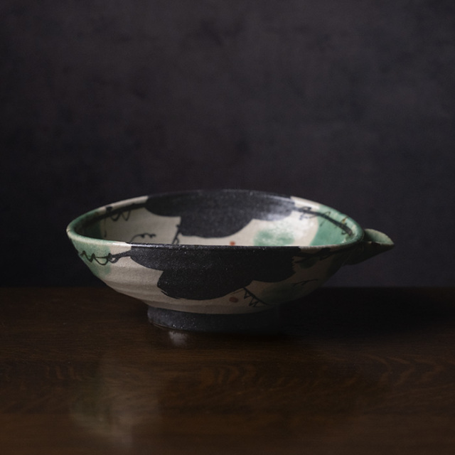 弥七田織部片口鉢 作家「佐々木好正」