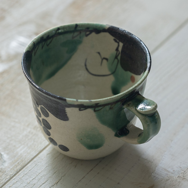 弥七田織部マグカップ 作家「佐々木好正」