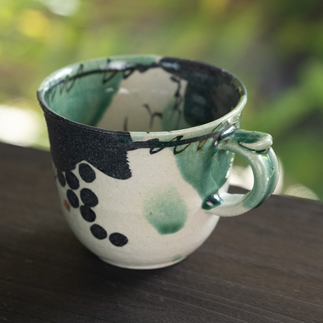 弥七田織部マグカップ 作家「佐々木好正」