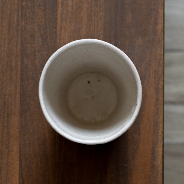 和食器｜長石釉草文フリーカップ(SS-132) 作家「佐々木好正」