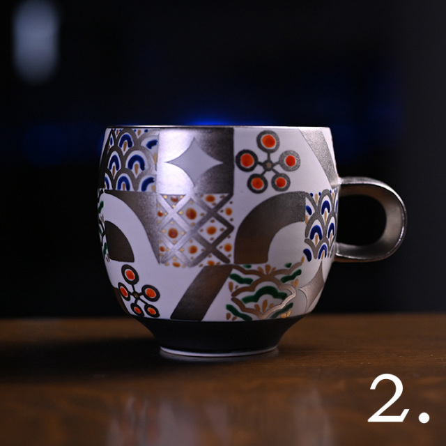 京焼色絵マグカップ（SY-037） 作家「山本壮平」