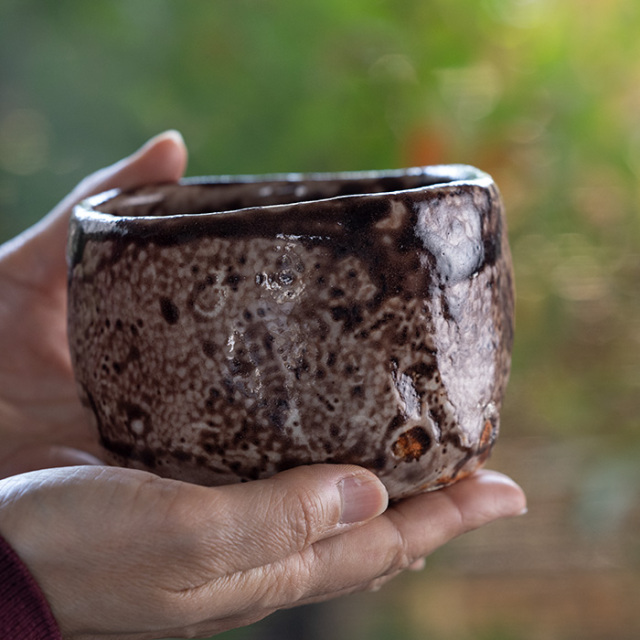 現代　美濃焼　抹茶茶碗