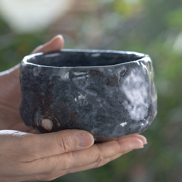 現代　美濃焼　抹茶茶碗