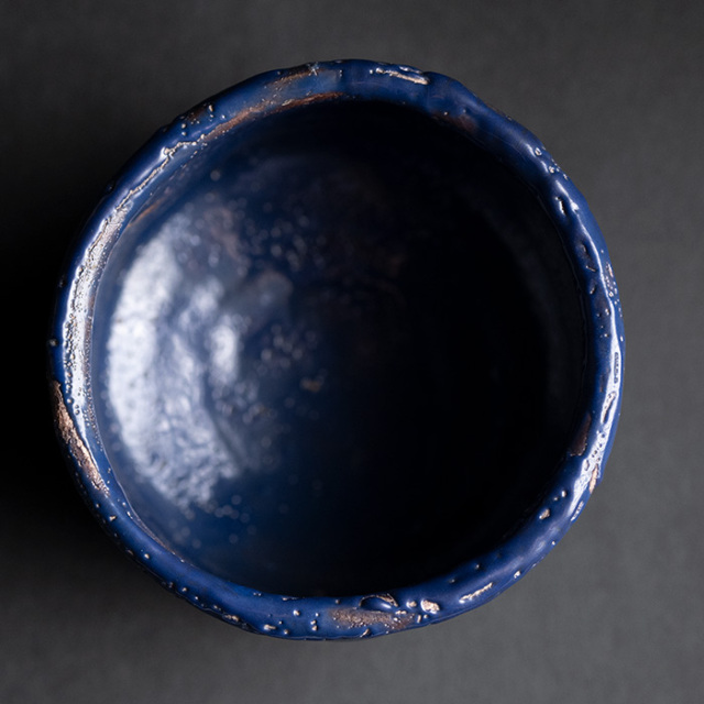 抹茶茶碗  京都の作家の作品 抹茶碗 | 青茶碗 (TH-058) 作家「林健人」