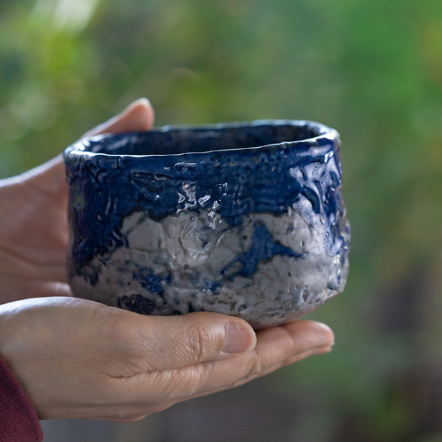 現代　美濃焼　抹茶茶碗