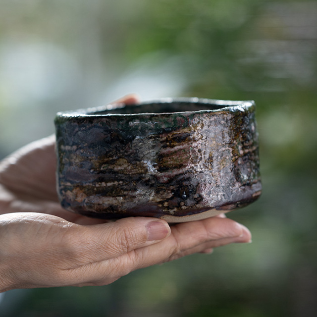 抹茶茶碗　作家　林健人