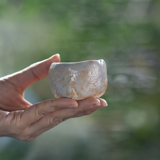 酒器 | 志野ぐい呑 (TH-084) 作家「林健人」