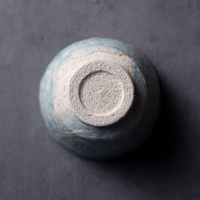 酒器 | 緑ぐい呑 (TH-086) 作家「林健人」