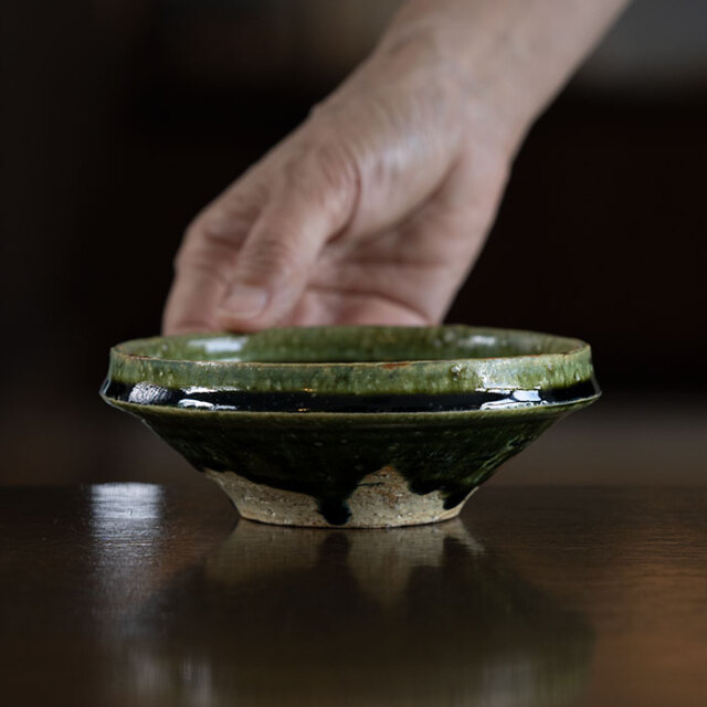 金本卓也：4 × 大和織部平鉢、Mサイズ、作家物、19cm Amazon.co.jp: 和食器 大和織部平鉢 作家「金本卓也」 : ホーム