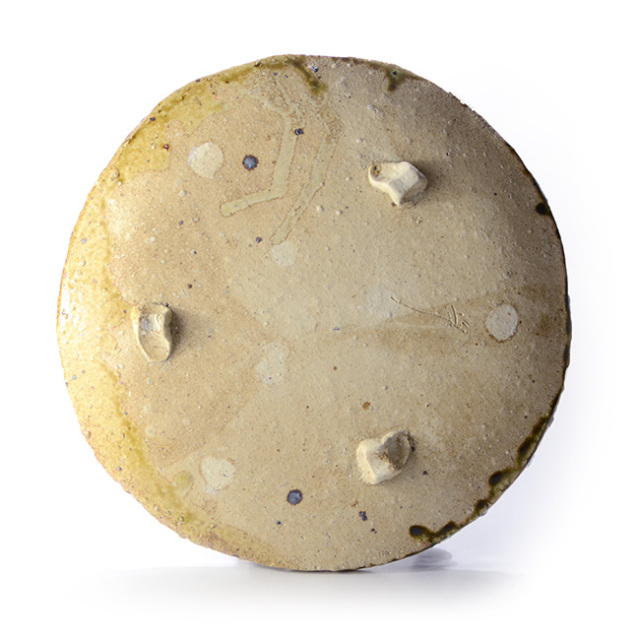 織部焼　大皿　作家物 織部焼大皿作家物