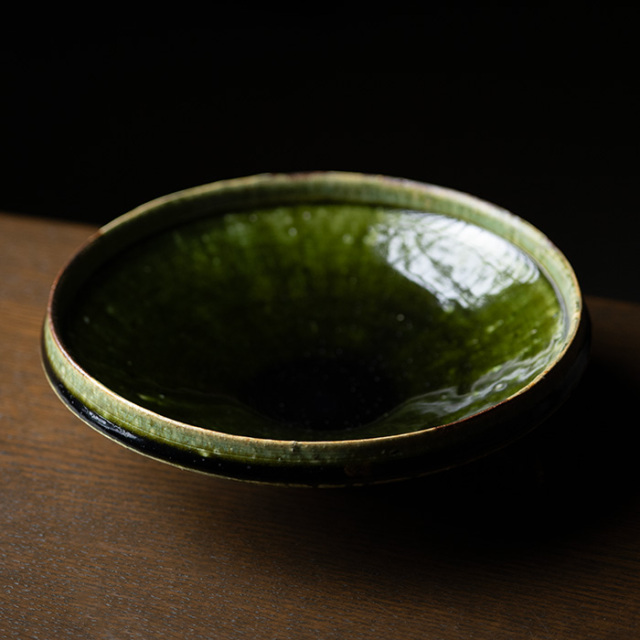 和食器 大和織部平鉢(M) 作家「金本卓也」